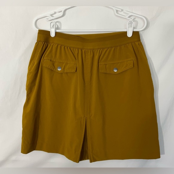 Athleta Mustard Mini Skirt - Picture 4 of 8